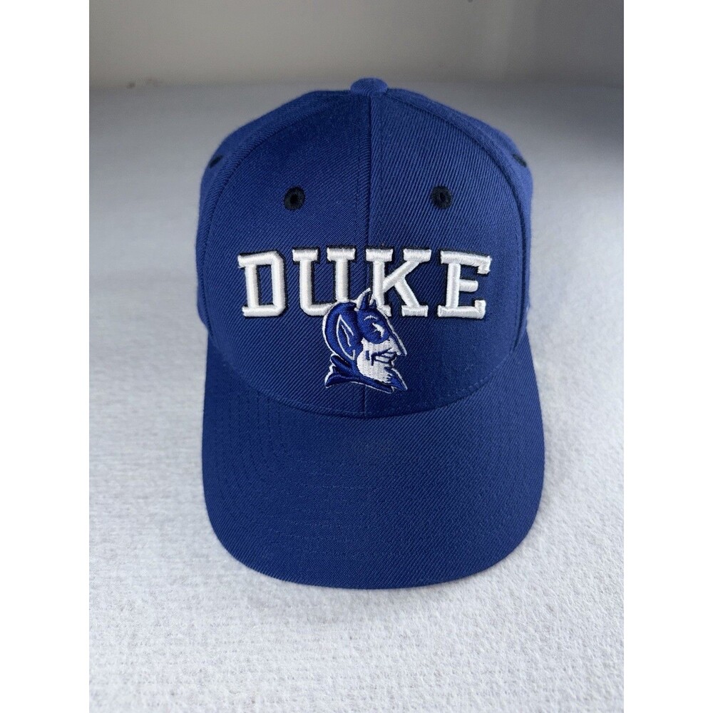Duke Blue Devils Zephyr Hat Blue “DUKE” with Mascot Logo Snapback Cap